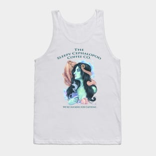 The Sleepy Cepholopod Coffee Co--Siren Tank Top